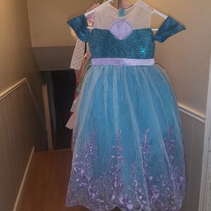 Kids Mermaid Costume Dress - Blue and Purple
